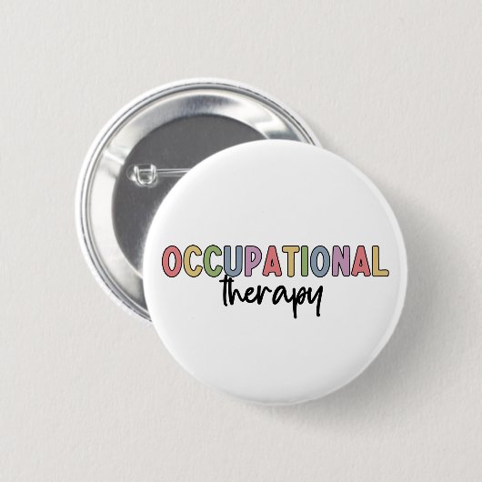 Berufstherapie OT Student Grad Geschenke Button (Vorne & Hinten)