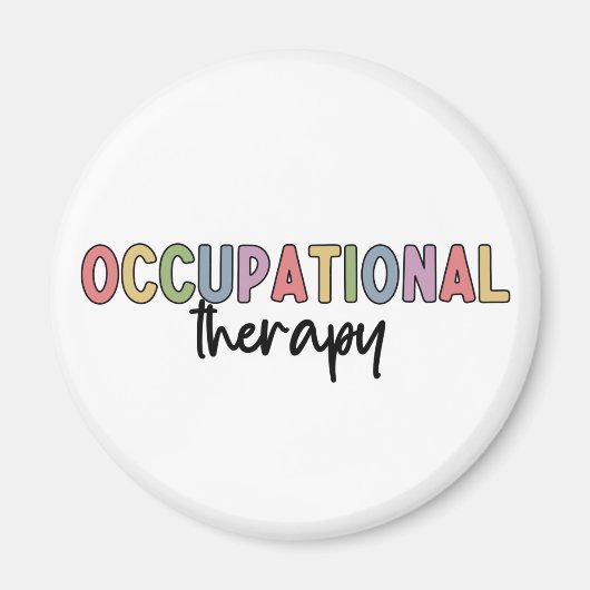 Berufstherapie OT Student Grad Geschenke Magnet (Vorne)
