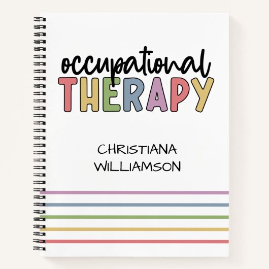 Berufstherapie OT Student Grad Geschenke Notizblock (Vorderseite)