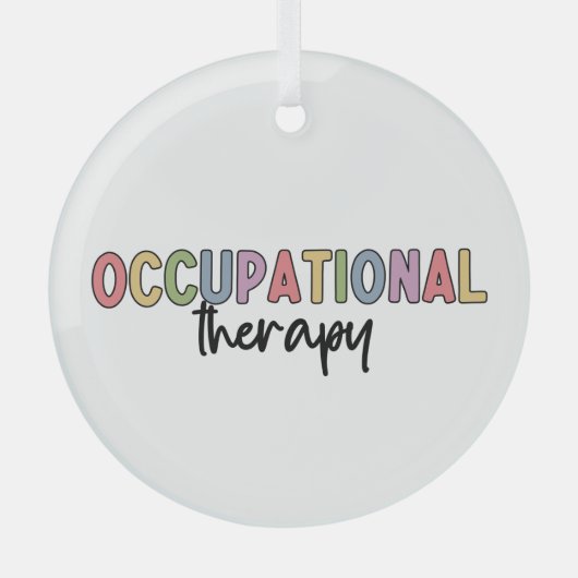 Berufstherapie OT Student Grad Geschenke Ornament Aus Glas (Vorderseite)
