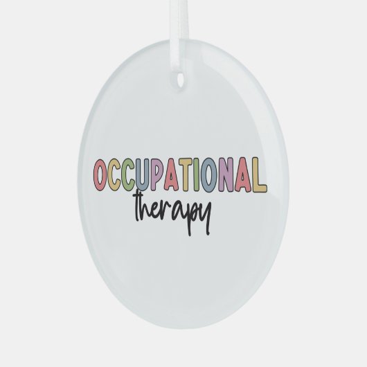 Berufstherapie OT Student Grad Geschenke Ornament Aus Glas (Vorderseite links)