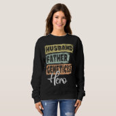 Berufsvater Held Vater Genetiker 1 Sweatshirt (Vorne ganz)