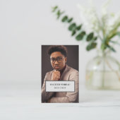 Berufsvisitenkarte mit Foto Visitenkarte (Stehend Vorderseite)