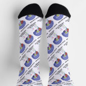 Beruhige deinen Geist, es gibt dir etwas zu tun Socken (Oben)