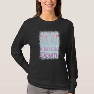 Beruhige dich beim Flamingo-Schlag T-Shirt