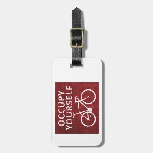 Beruhige dich selbst gepäckanhänger (Vorderseite vertikal)