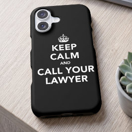 Beruhige dich und ruf deinen Anwalt an Case-Mate iPhone Hülle