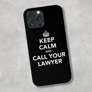 Beruhige dich und ruf deinen Anwalt an. Case-Mate iPhone Hülle