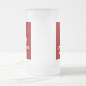 Beruhige dich und ruf deinen Anwalt an. Mattglas Bierglas (Mittel)