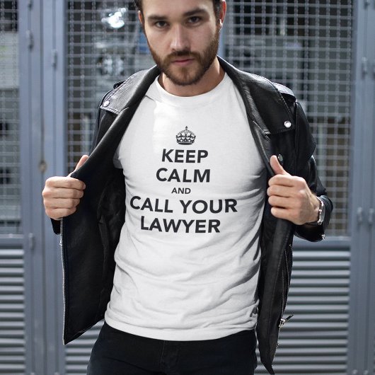 Beruhige dich und ruf deinen T - Shirt an.