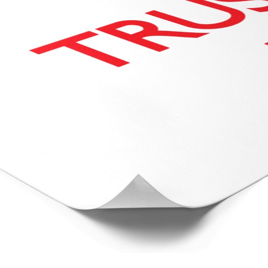 Beruhige dich und vertraue deinem Tutor. Poster (Ecke)