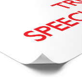 Beruhige dich und vertraue dem Sprachpathologen Poster (Ecke)