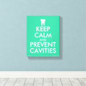 Beruhige Leinwand für Zahnarzt behalten | Zahnklin (Insitu (Holzboden))