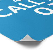 Beruhige Ruhe behalten und einen O.T.-Berufstherap Poster (Ecke)