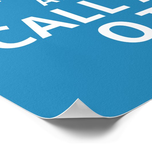 Beruhige Ruhe behalten und einen O.T.-Berufstherap Poster (Ecke)