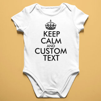 Beruhigen behalt und erstellen Sie Ihren eigenen T Baby Strampler
