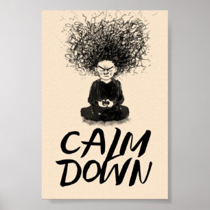 Beruhigen Poster