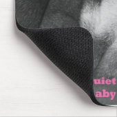 beruhigen Sie das Baby schläft Mousepad (Ecke)