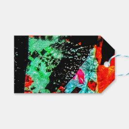 Beruhigen Sie die abstrakte Geschenkmarke,Blume ab Geschenkanhänger