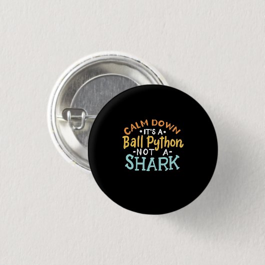 Beruhigen Sie sich auf eine kleine Python Button (Vorne & Hinten)