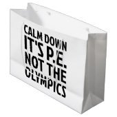 Beruhigen Sie sich darauf, dass es sich nicht um d Große Geschenktüte (Vorderseite Schrägansicht)