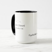 Beruhigen Sie sich! gotGod316.com Tasse (Vorderseite Links)