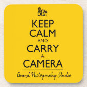 Beruhigen Sie sich und führen Sie einen Untersetze Getränkeuntersetzer (Vorderseite)