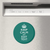 Beruhigen Sie sich und lassen Sie Ihren Text auf A Magnet (In Situ (Geschirrspüler))