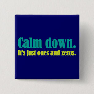 Beruhigen Sie unten, ist es gerade eine und null Button