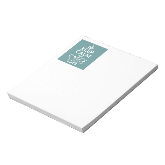 Beruhigen und anzeigen (egal in welcher Farbe) beh Notizblock (Rotiert)