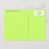 Beruhigen und auf der Postkarte Gerecycelt (Rückseite)
