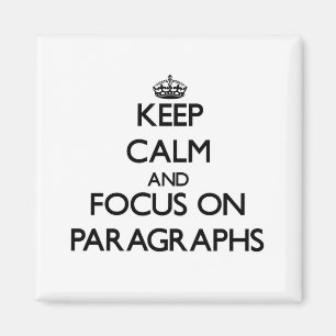 Beruhigen und auf die Paragraphen konzentrieren Magnet