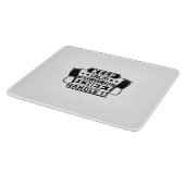 Beruhigen und den Koch Gelassen. Schneidebrett (Ecke)