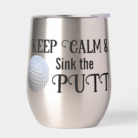 Beruhigen und den Putt behalten (Links)