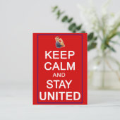 Beruhigen und die Rechte der Vereinigten Frauen Bl Postkarte (Stehend Vorderseite)