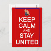 Beruhigen und die Rechte der Vereinigten Frauen Bl Postkarte (Vorne/Hinten)