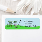 Beruhigen und die Rückgabeadresse des Putts behalt (Insitu)