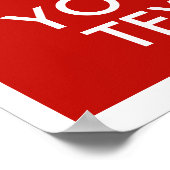 Beruhigen und eigenen Personalisierten Text hinzuf Poster (Ecke)