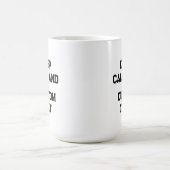 Beruhigen und erstellen Sie Ihren eigenen Text hin Kaffeetasse (Mittel)