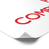 Beruhigen und umarmen eines Computeringenieurs beh Poster (Ecke)