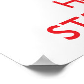 Beruhigen und Umarmen eines Statistikers behalten Poster (Ecke)