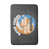 Beruhigen und von Problemen abweichen behalten Badematte (Vorderseite Vertikal)