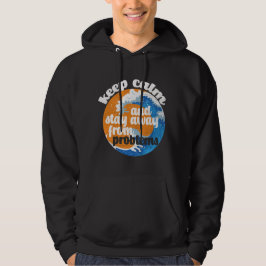 Beruhigen und von Problemen abweichen behalten Hoodie