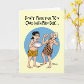 beruhigend 76. Geburtstag Karte (Gelbe Blume)