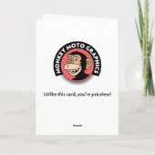 beruhigend am 74. Geburtstag Karte (Rückseite)