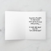 beruhigend am 74. Geburtstag Karte (Innenseite)