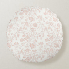 beruhigend gedämpfte apricot trendige Farbe Rundki Rundes Kissen