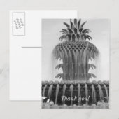 Beruhigende Ananas Postkarte (Vorne/Hinten)