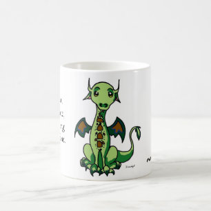 Beruhigende Drache-Tasse Kaffeetasse