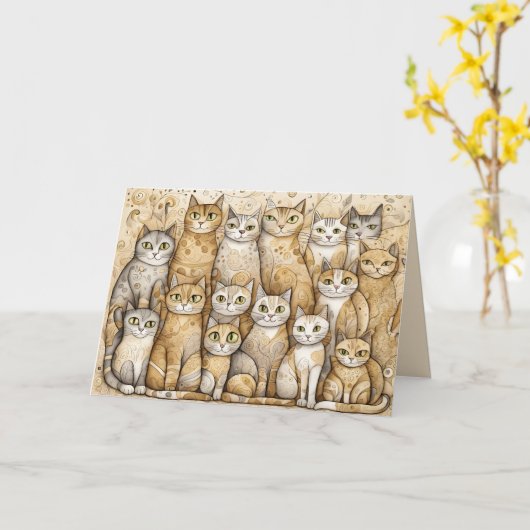 beruhigende Grußkarte Karte (Gelbe Blume)